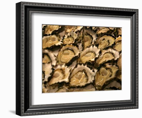 Oysters at Sydney Fish Market, Sydney, Australia-David Wall-Framed Photographic Print