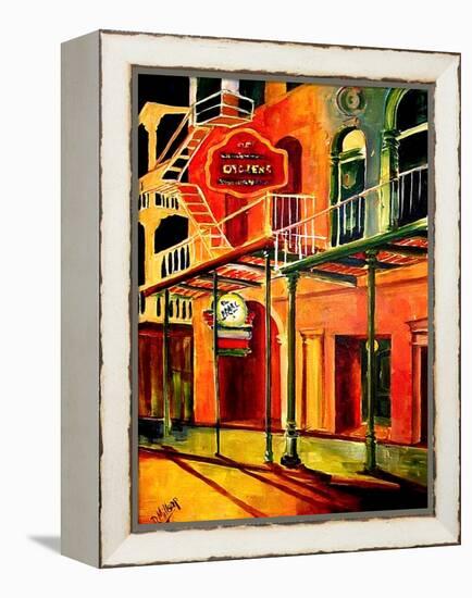 Oysters in the French Quarter-Diane Millsap-Framed Stretched Canvas