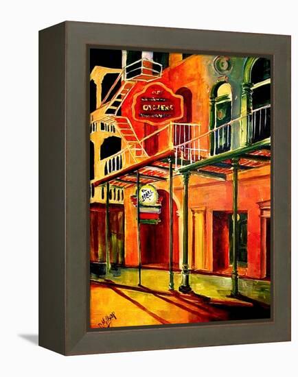 Oysters in the French Quarter-Diane Millsap-Framed Stretched Canvas