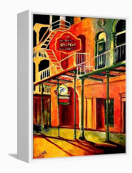 Oysters in the French Quarter-Diane Millsap-Framed Stretched Canvas