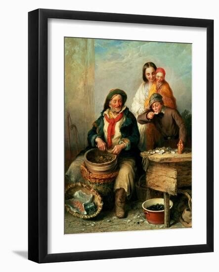 Oysters, Young Sir?-Henry Perlee Parker-Framed Giclee Print
