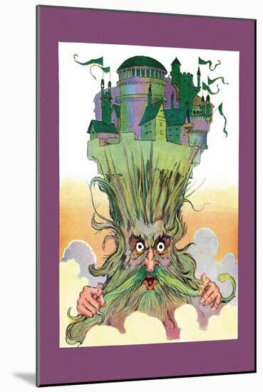 Oz on Ruggedo's Head-John R. Neill-Mounted Art Print