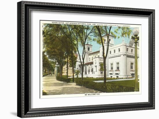 Ozark Baths, Hot Springs, Arkansas-null-Framed Art Print