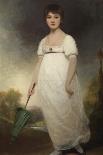 Portrait of Jane Austen (1775-1817) the 'Rice Portrait', C.1792-93-Ozias Humphry-Mounted Giclee Print