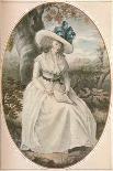 Portrait of Jane Austen (1775-1817) the 'Rice Portrait', C.1792-93-Ozias Humphry-Mounted Giclee Print