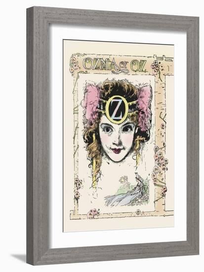 Ozma of Oz-John R. Neill-Framed Art Print