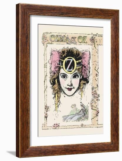 Ozma of Oz-John R. Neill-Framed Art Print