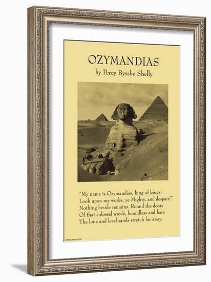 Ozymandius-null-Framed Art Print