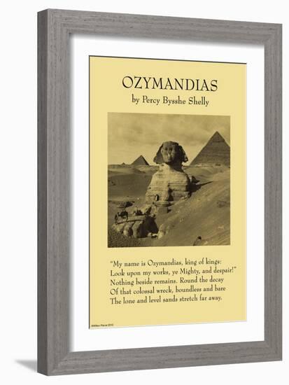 Ozymandius-null-Framed Art Print