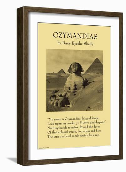 Ozymandius-null-Framed Art Print