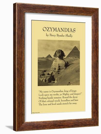 Ozymandius-null-Framed Art Print