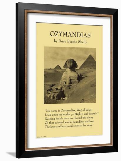 Ozymandius-null-Framed Art Print