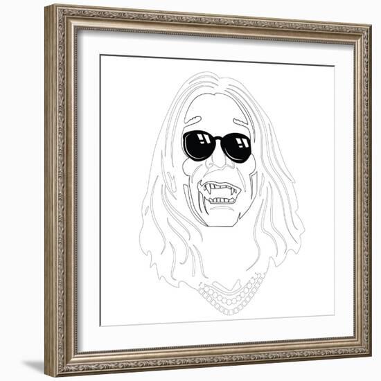 Ozzy Osbourne-Logan Huxley-Framed Art Print