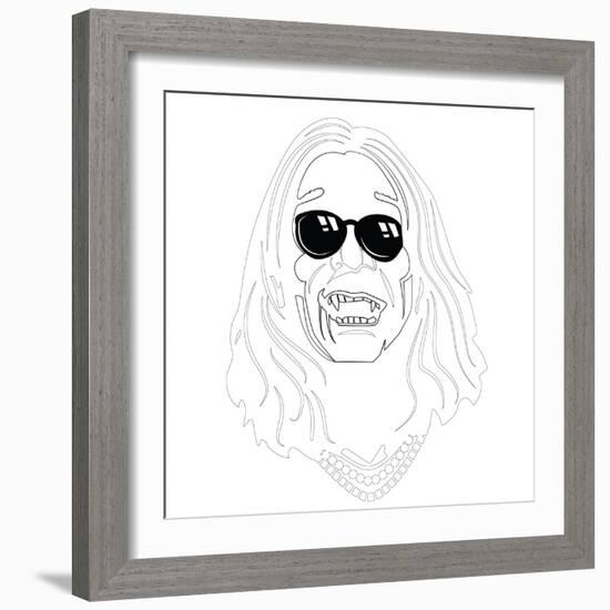 Ozzy Osbourne-Logan Huxley-Framed Art Print