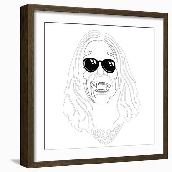 Ozzy Osbourne-Logan Huxley-Framed Art Print