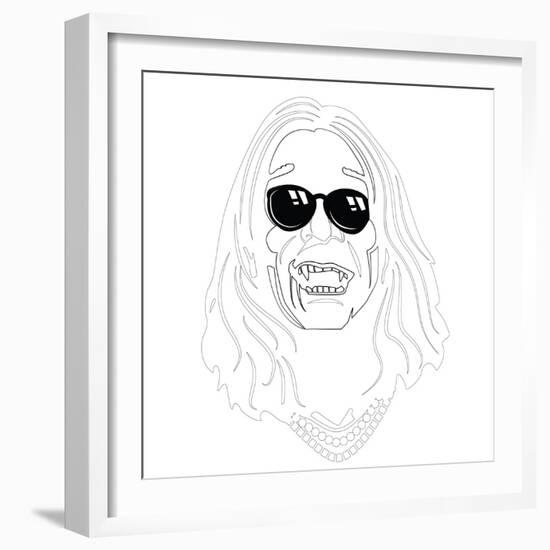 Ozzy Osbourne-Logan Huxley-Framed Art Print