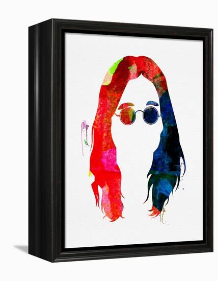 Ozzy Watercolor-Lana Feldman-Framed Stretched Canvas