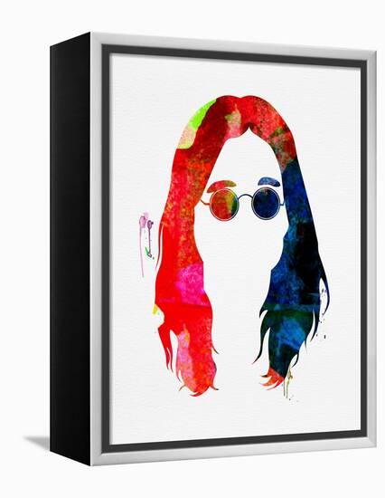 Ozzy Watercolor-Lana Feldman-Framed Stretched Canvas