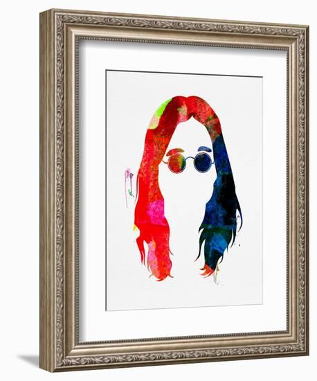 Ozzy Watercolor-Lana Feldman-Framed Art Print