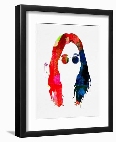 Ozzy Watercolor-Lana Feldman-Framed Art Print