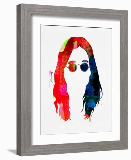 Ozzy Watercolor-Lana Feldman-Framed Art Print