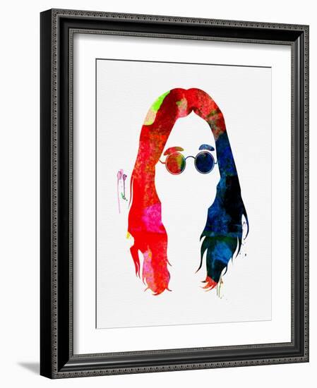 Ozzy Watercolor-Lana Feldman-Framed Art Print