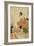 P.351-1945 Scene 4, Comparison of Celebrated Beauties and the Loyal League, C.1797-Kitagawa Utamaro-Framed Giclee Print