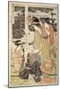 P.359-1945 Scene 12, Comparison of Celebrated Beauties and the Loyal League, C.1797-Kitagawa Utamaro-Mounted Giclee Print