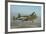 P-38 Lightning Flying over Chino, California-Stocktrek Images-Framed Photographic Print