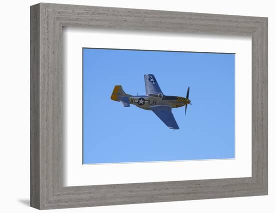 P-51 Mustang, American Fighter Plane, War Plane-David Wall-Framed Photographic Print