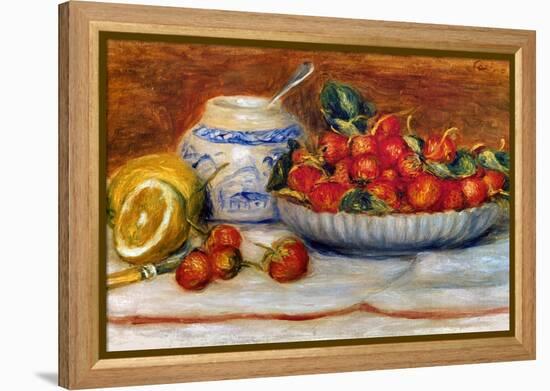 P.A. Renoir: Strawberries-Pierre-Auguste Renoir-Framed Premier Image Canvas
