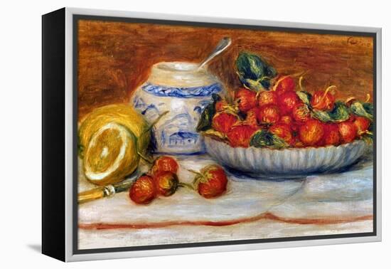 P.A. Renoir: Strawberries-Pierre-Auguste Renoir-Framed Premier Image Canvas