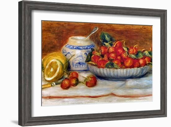 P.A. Renoir: Strawberries-Pierre-Auguste Renoir-Framed Giclee Print