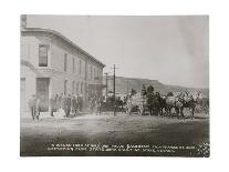 The Golden Arena On Gruett Hill Rawhide Nevada-P.E. Larson-Art Print