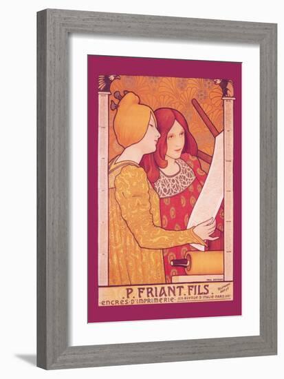 P. Friant Fils-Paul Berthon-Framed Art Print