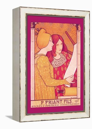 P. Friant Fils-Paul Berthon-Framed Stretched Canvas