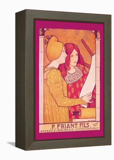 P. Friant Fils-Paul Berthon-Framed Stretched Canvas