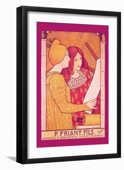 P. Friant Fils-Paul Berthon-Framed Art Print