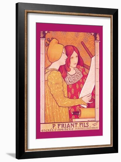 P. Friant Fils-Paul Berthon-Framed Art Print