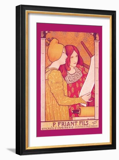 P. Friant Fils-Paul Berthon-Framed Art Print