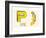 P is a Parrot-null-Framed Premium Giclee Print