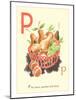 P is for Pears-null-Mounted Art Print