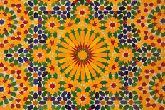 Oriental Mosaic In Casablanca-p.lange-Framed Art Print