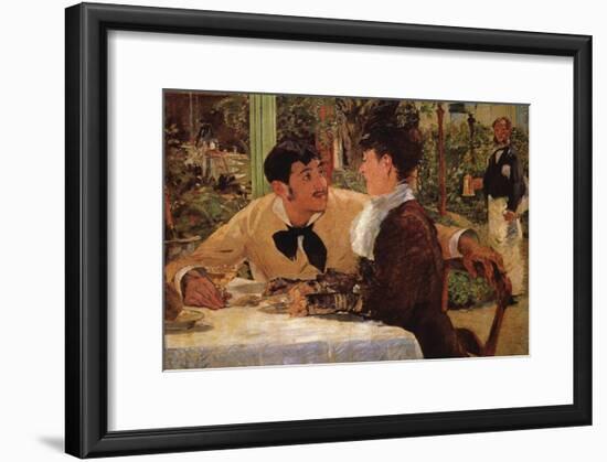 P? Lathuille-Edouard Manet-Framed Art Print