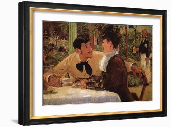 P? Lathuille-Edouard Manet-Framed Art Print