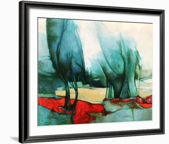 p - Les grands arbres-Claude Gaveau-Framed Premium Edition