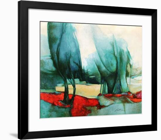 p - Les grands arbres-Claude Gaveau-Framed Premium Edition