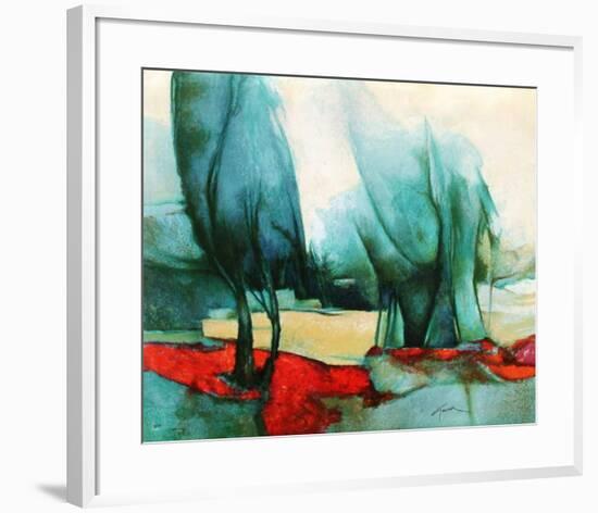 p - Les grands arbres-Claude Gaveau-Framed Premium Edition