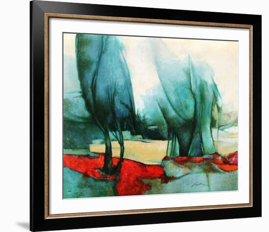 p - Les grands arbres-Claude Gaveau-Framed Premium Edition