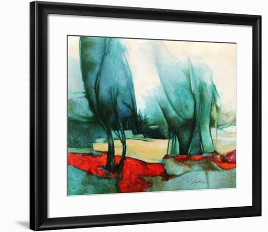 p - Les grands arbres-Claude Gaveau-Framed Premium Edition